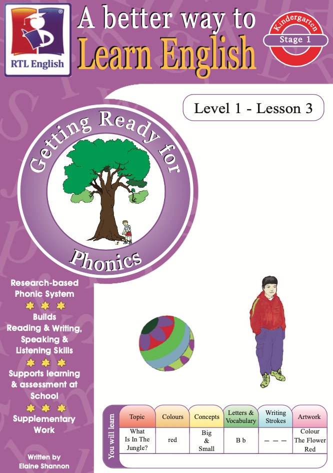 RTL English Level 1, Book 3 cover