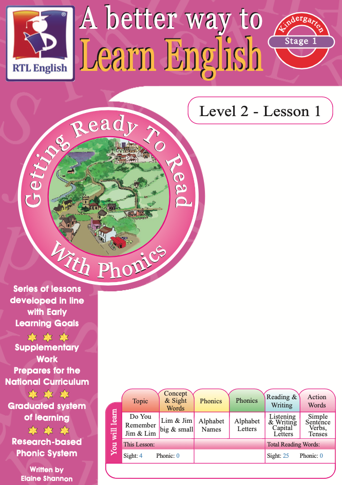 RTL English Level 2, Book 1 cover