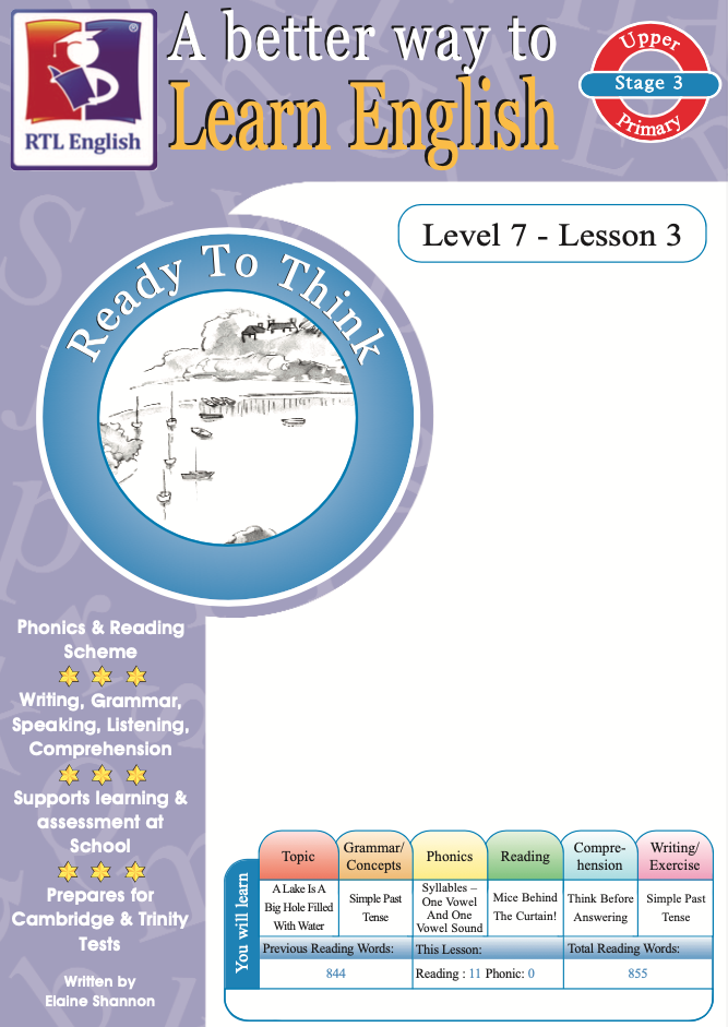 RTL English Level 7, Book 3 cover