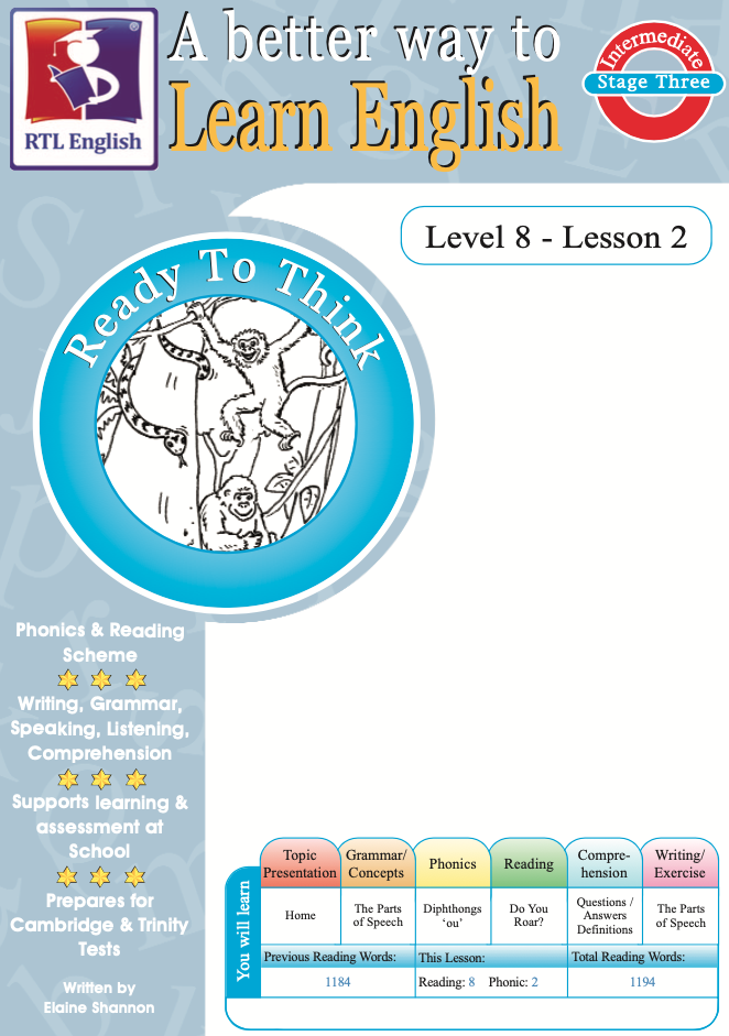 RTL English Level 8, Book 2 cover