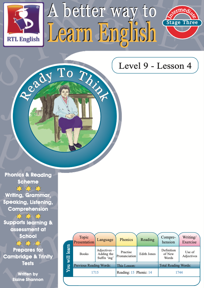 RTL English Level 9, Book 4 cover